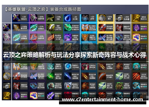 云顶之弈策略解析与玩法分享探索新奇阵容与战术心得